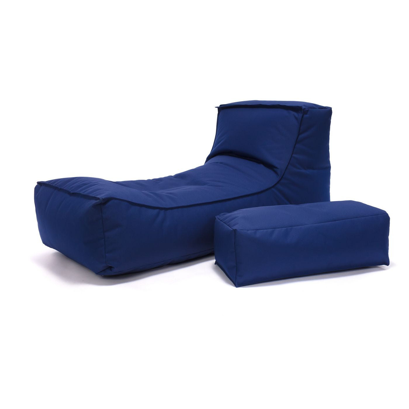 Camel Chaise Longue Pouf Poltrona Sacco per Esterno Impermeabile con poggiatesta rimovibile