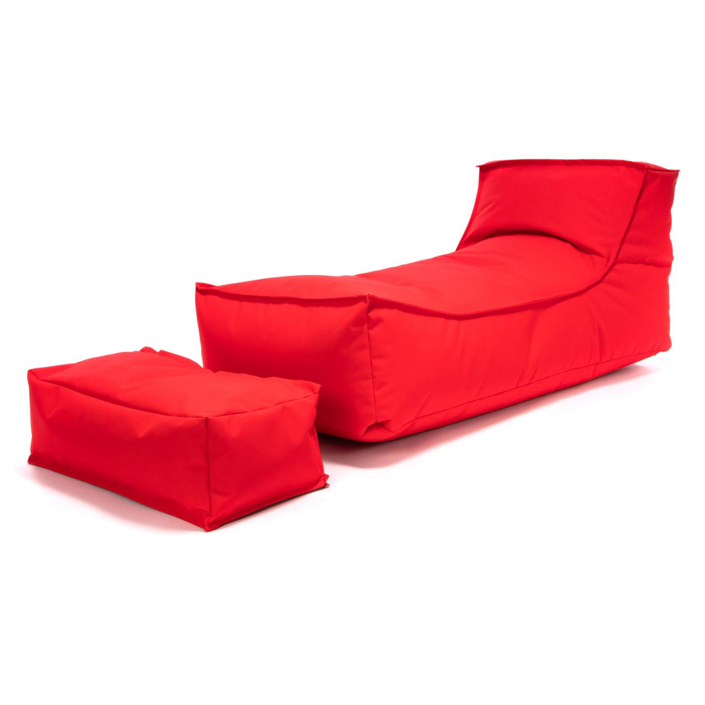 Camel Chaise Longue Pouf Poltrona Sacco per Esterno Impermeabile con poggiatesta rimovibile