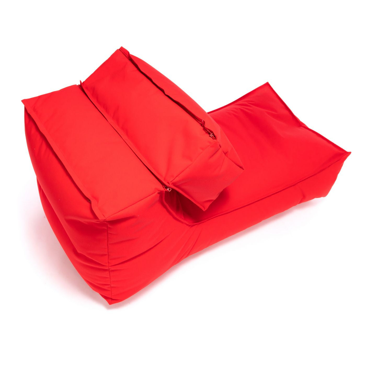 Camel Chaise Longue Pouf Poltrona Sacco per Esterno Impermeabile con poggiatesta rimovibile