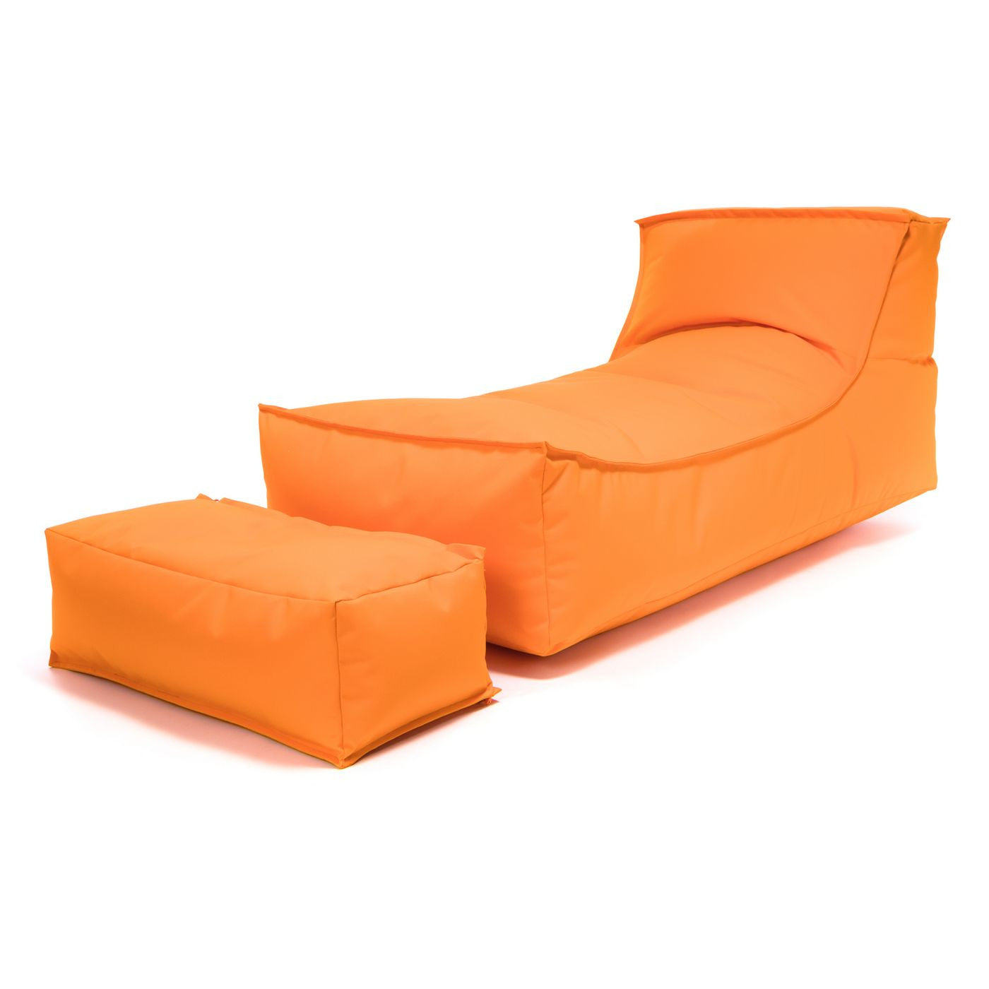 Camel Chaise Longue Pouf Poltrona Sacco per Esterno Impermeabile con poggiatesta rimovibile