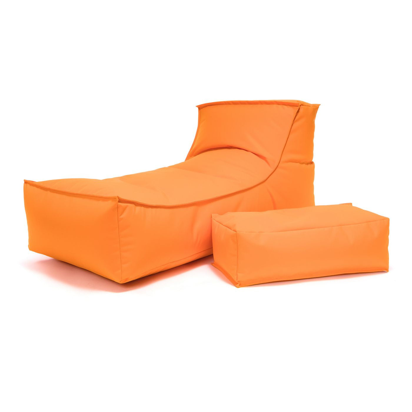 Camel Chaise Longue Pouf Poltrona Sacco per Esterno Impermeabile con poggiatesta rimovibile