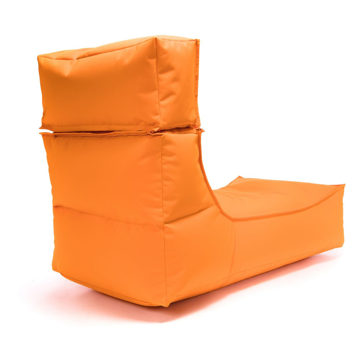 Camel Chaise Longue Pouf Poltrona Sacco per Esterno Impermeabile con poggiatesta rimovibile