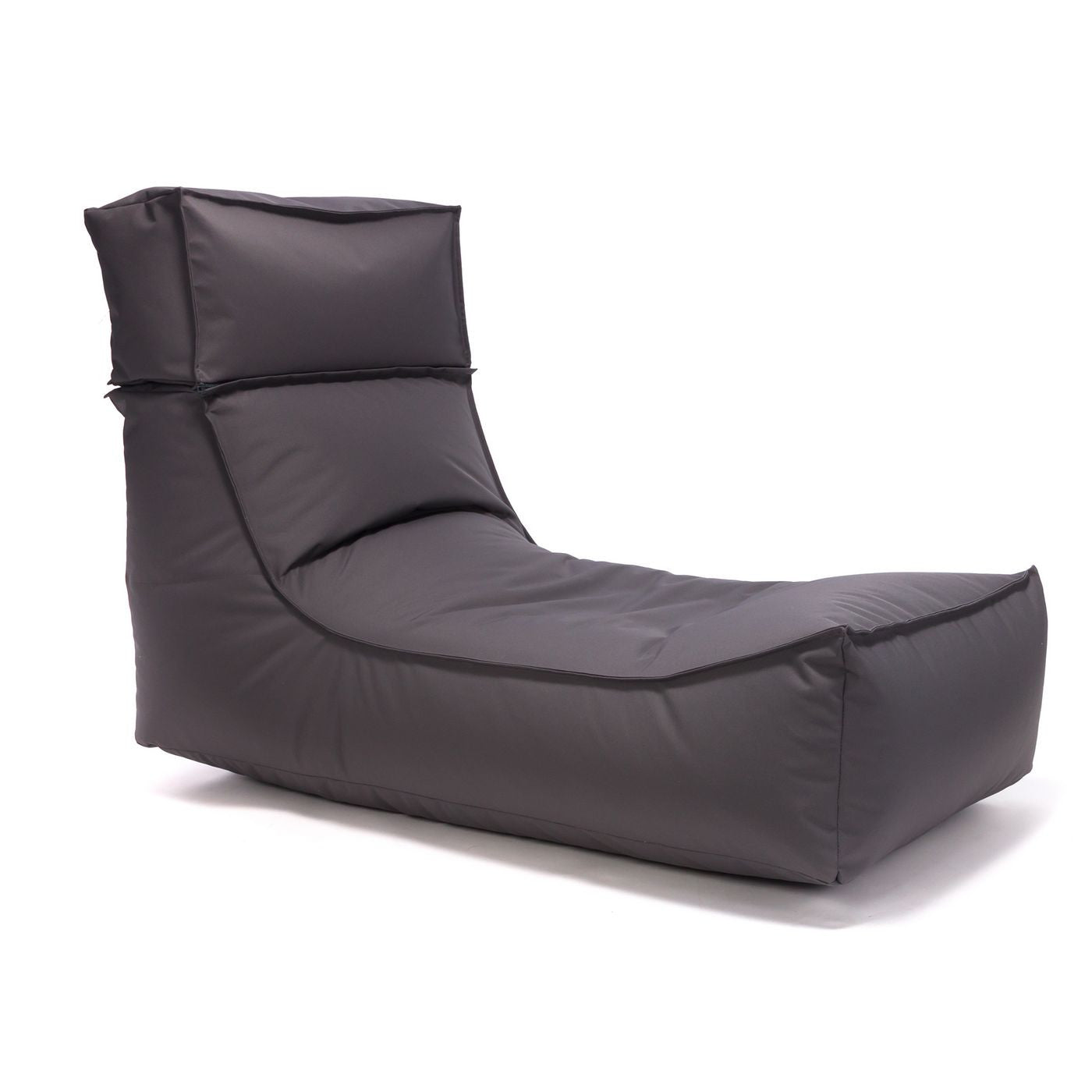 Camel Chaise Longue Pouf Poltrona Sacco per Esterno Impermeabile con poggiatesta rimovibile