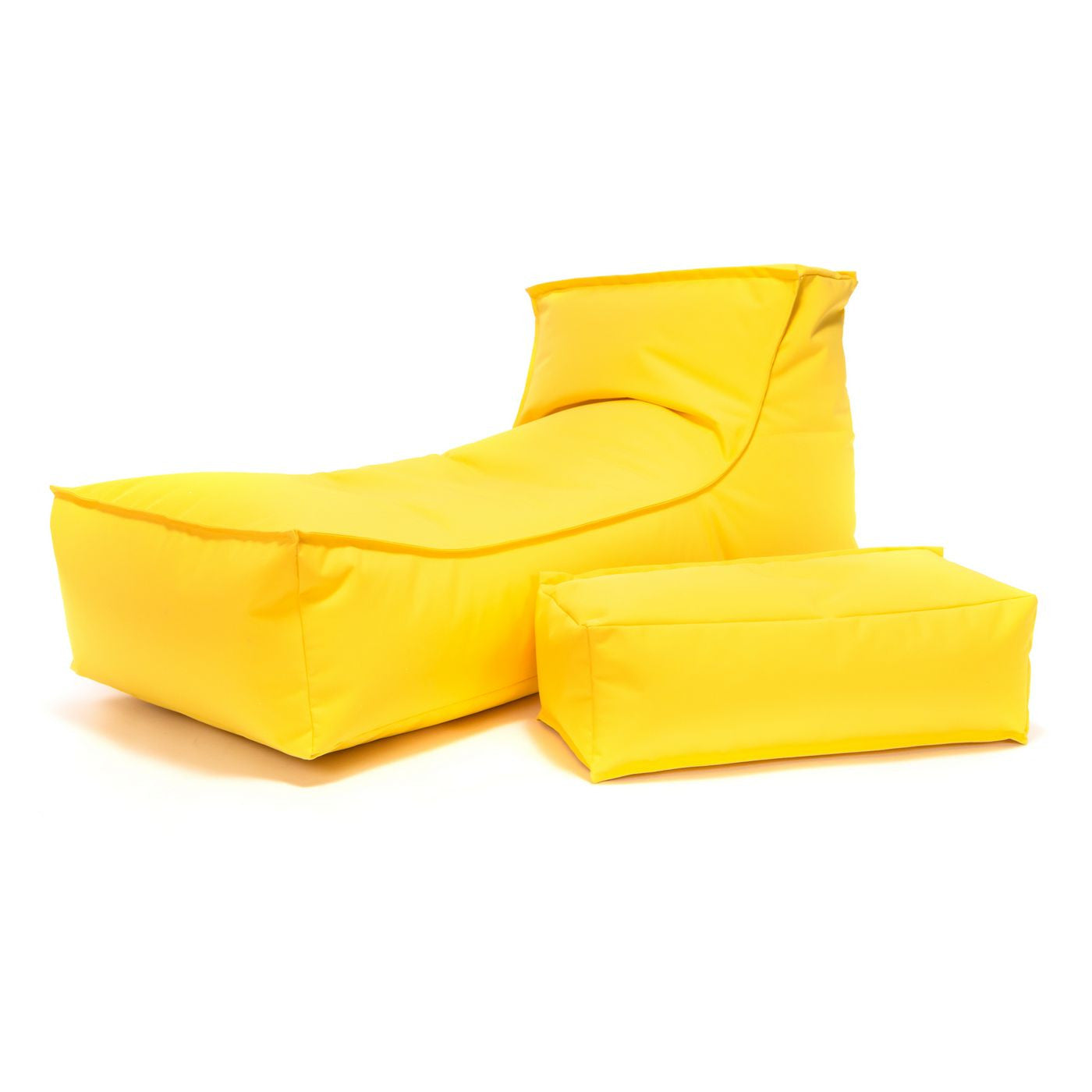 Camel Chaise Longue Pouf Poltrona Sacco per Esterno Impermeabile con poggiatesta rimovibile