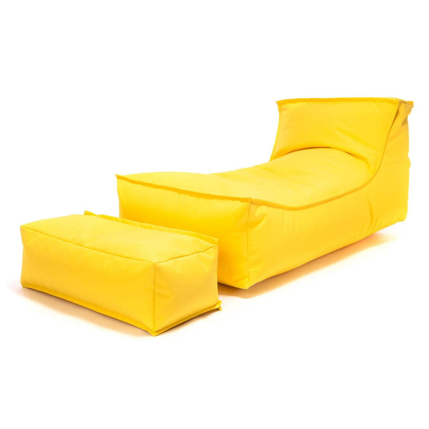 Camel Chaise Longue Pouf Poltrona Sacco per Esterno Impermeabile con poggiatesta rimovibile