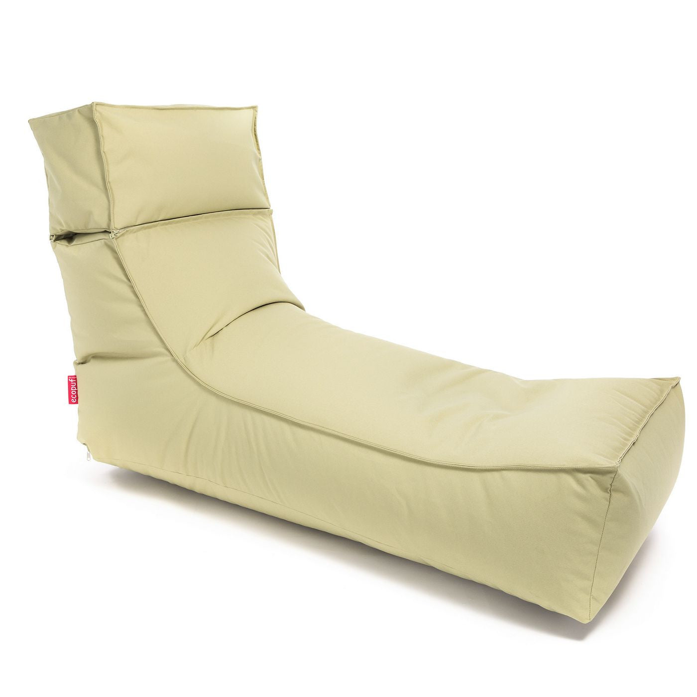 Camel Chaise Longue Pouf Poltrona Sacco per Esterno Impermeabile con poggiatesta rimovibile