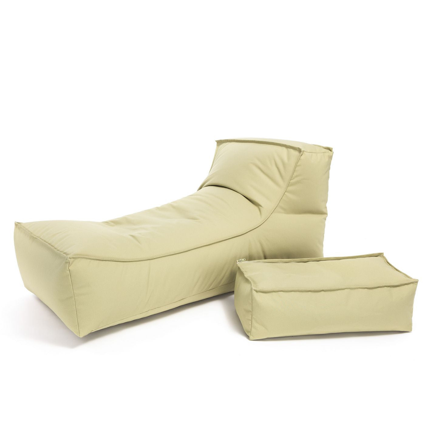 Camel Chaise Longue Pouf Poltrona Sacco per Esterno Impermeabile con poggiatesta rimovibile