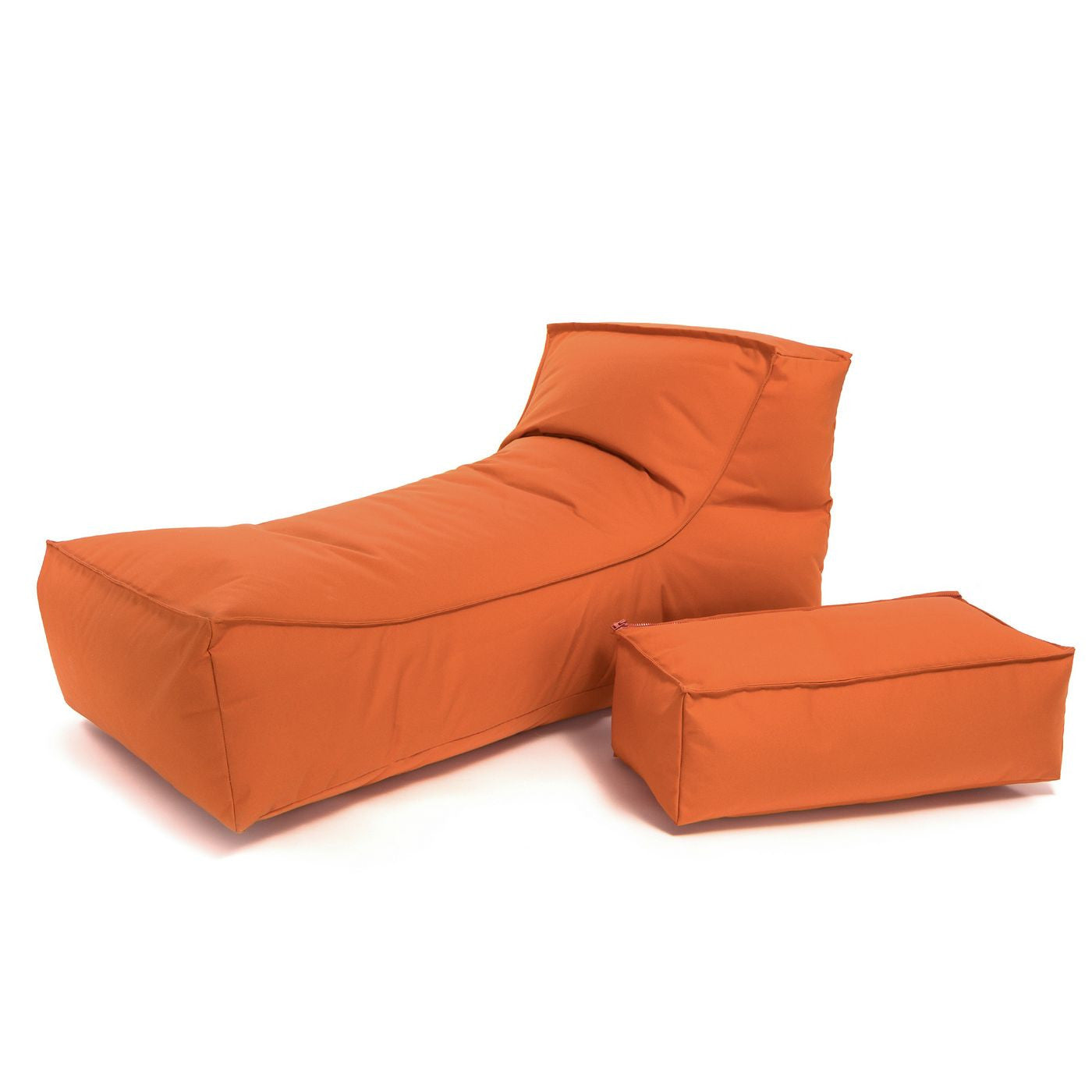 Camel Chaise Longue Pouf Poltrona Sacco per Esterno Impermeabile con poggiatesta rimovibile