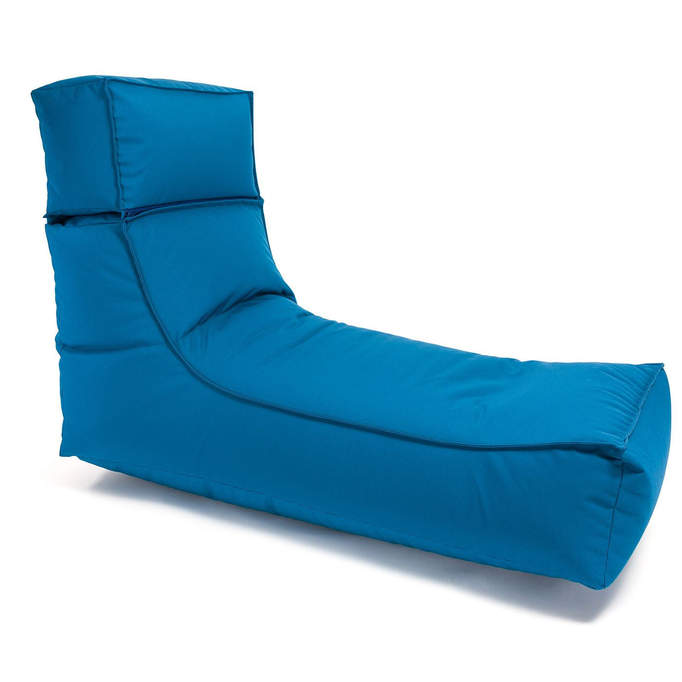 Camel Chaise Longue Pouf Poltrona Sacco per Esterno Impermeabile con poggiatesta rimovibile
