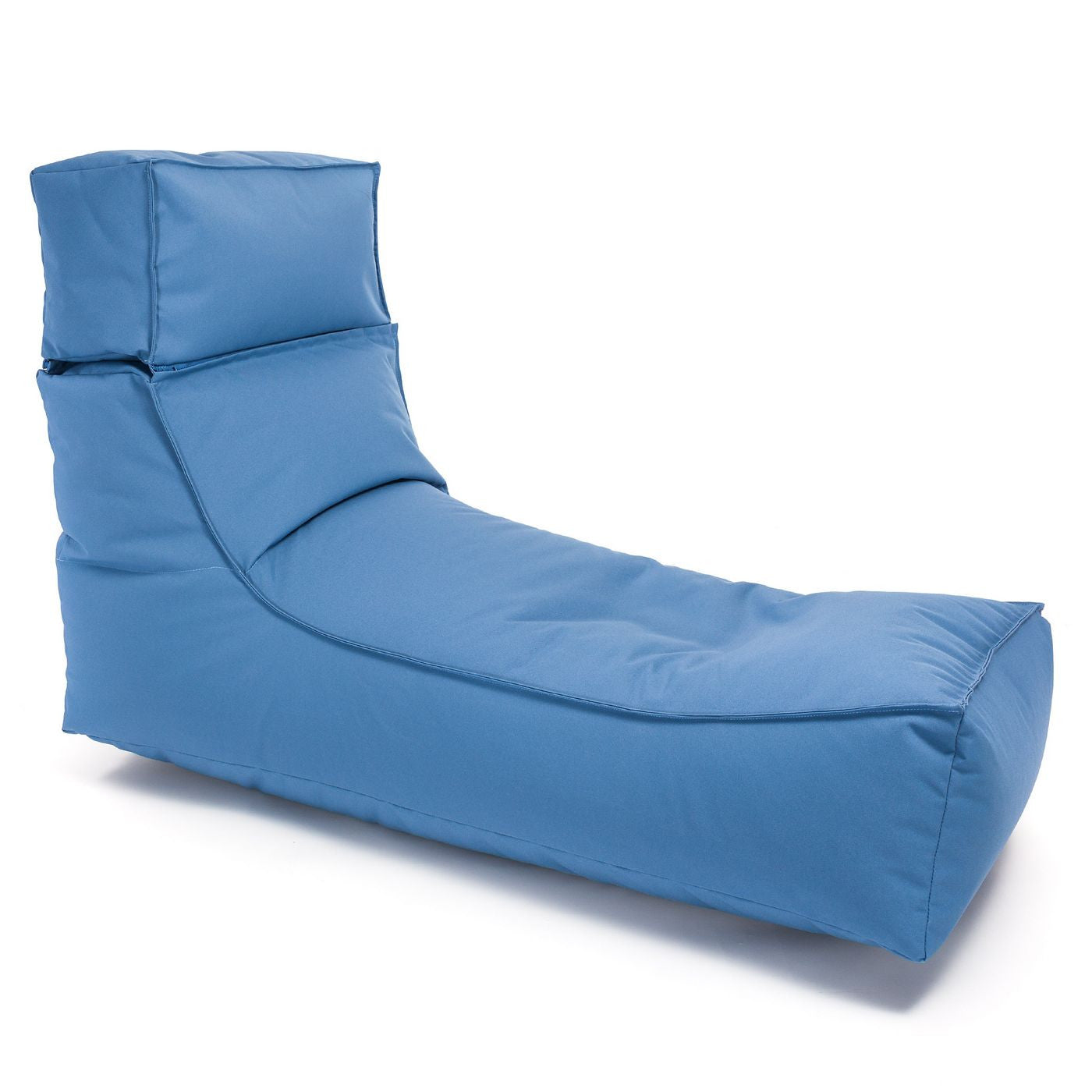 Camel Chaise Longue Pouf Poltrona Sacco per Esterno Impermeabile con poggiatesta rimovibile