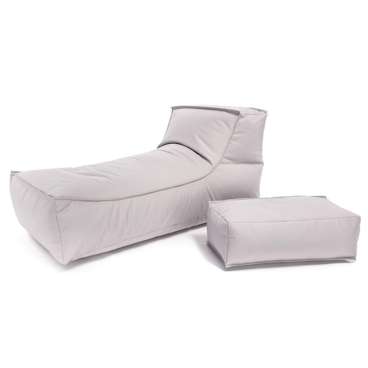 Camel Chaise Longue Pouf Poltrona Sacco per Esterno Impermeabile con poggiatesta rimovibile