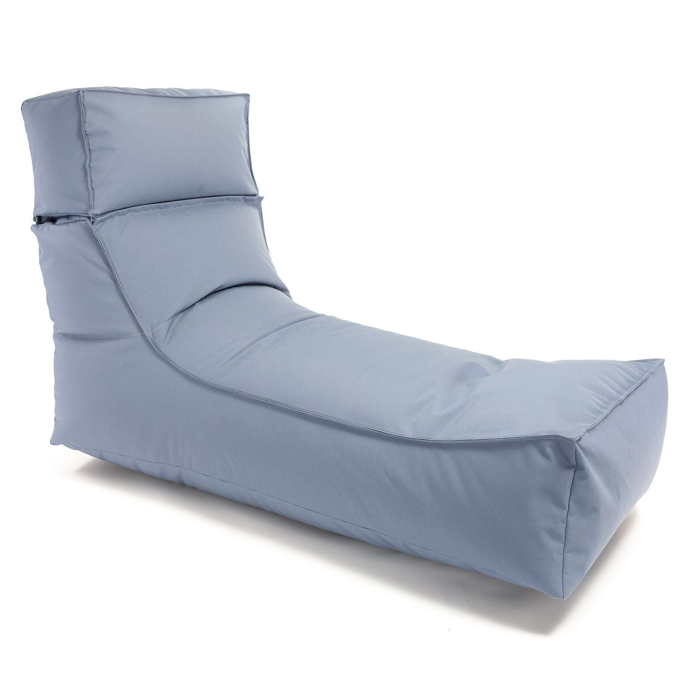 Camel Chaise Longue Pouf Poltrona Sacco per Esterno Impermeabile con poggiatesta rimovibile