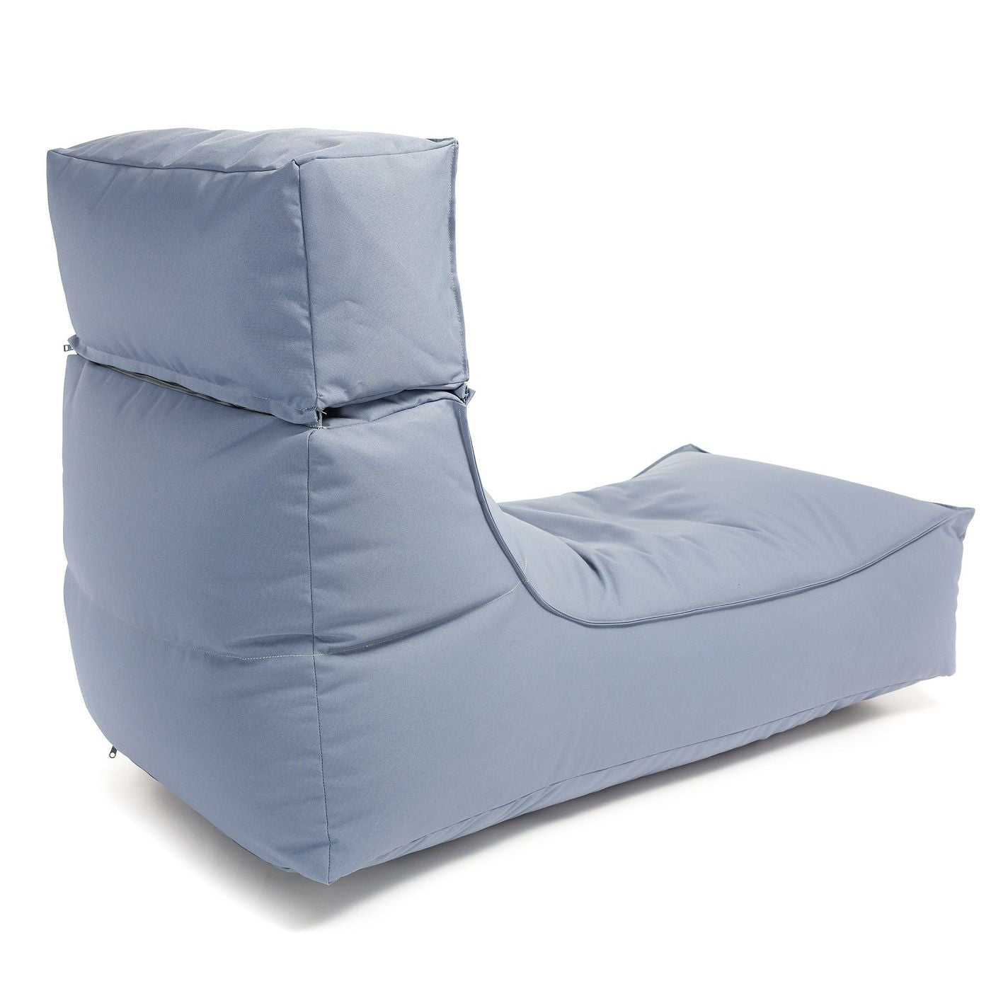 Camel Chaise Longue Pouf Poltrona Sacco per Esterno Impermeabile con poggiatesta rimovibile