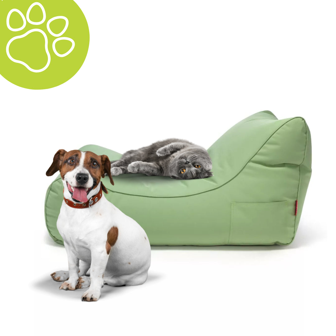 Pouf Poltrona Sacco Chaise Longue da Esterno Pouf a Sacco Lettino in Poliestere Waterproof