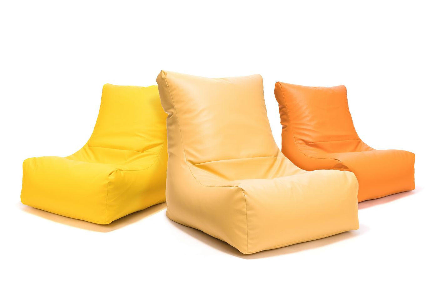 Sakura Pouf Poltrona Sacco seduta in ecopelle schienale alto