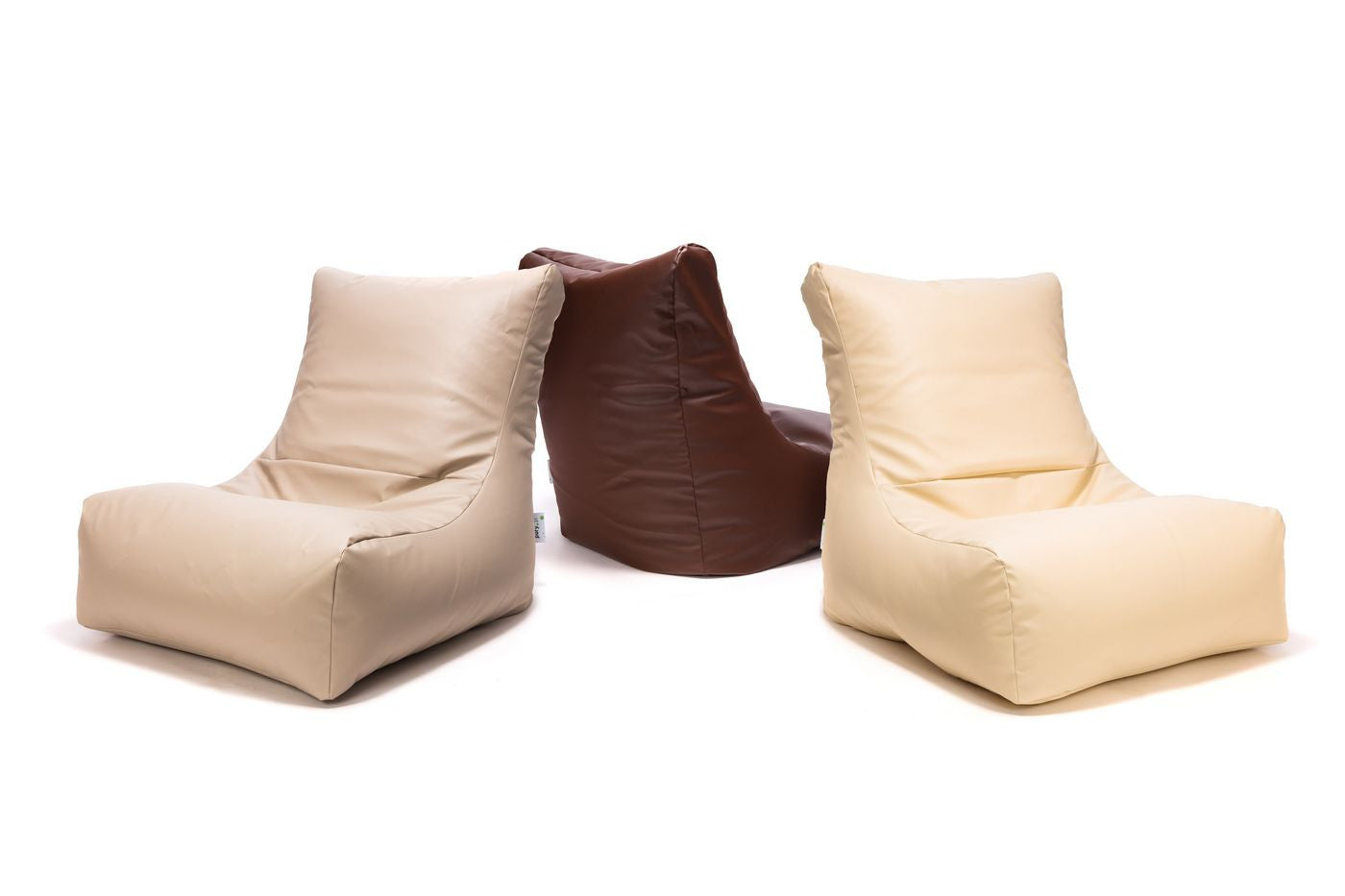 Sakura Pouf Poltrona Sacco seduta in ecopelle schienale alto