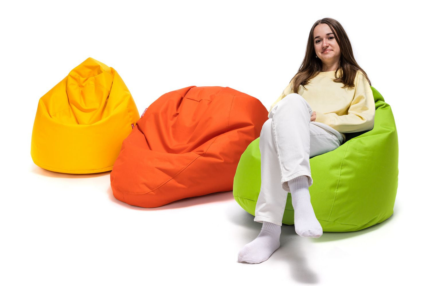 Pouf poltrona sacco fuzzy poliestere