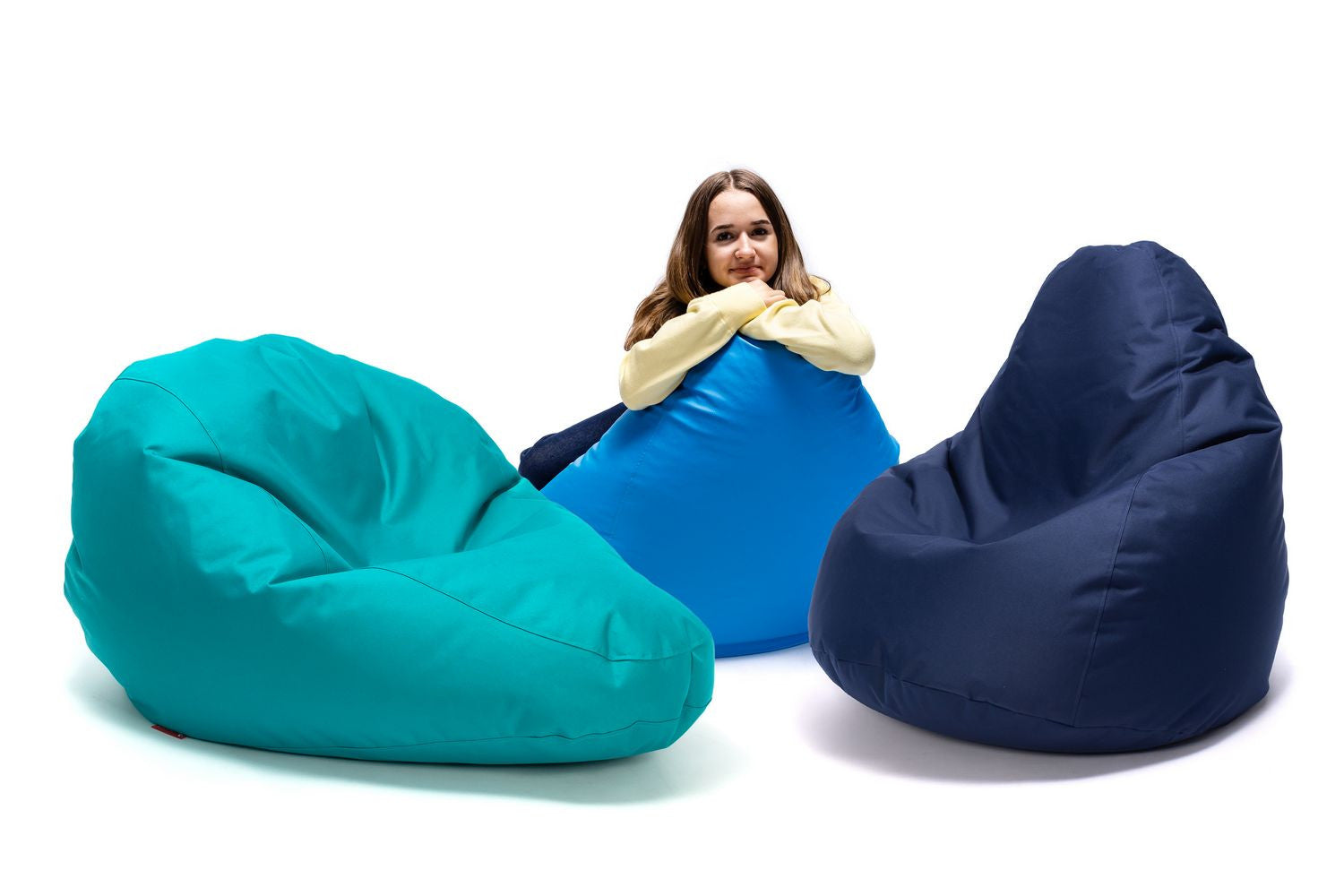 Pouf poltrona sacco fuzzy poliestere