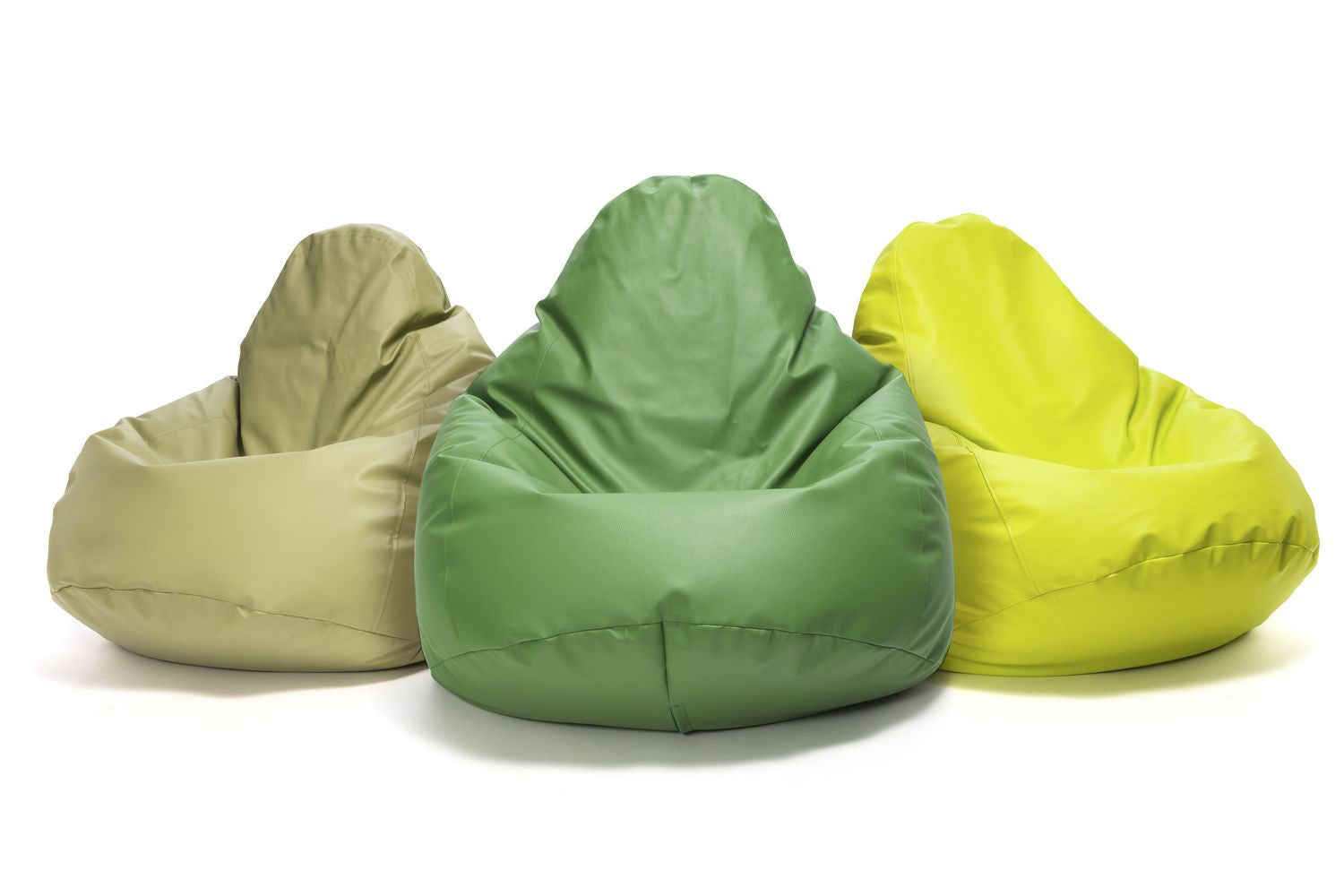 Pouf poltrona sacco fuzzy ecopelle