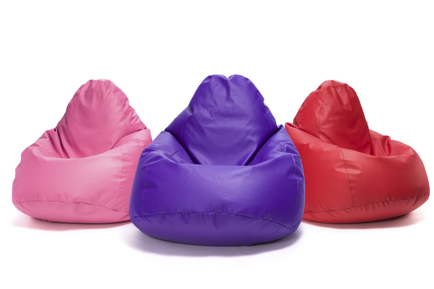 Pouf poltrona sacco fuzzy ecopelle