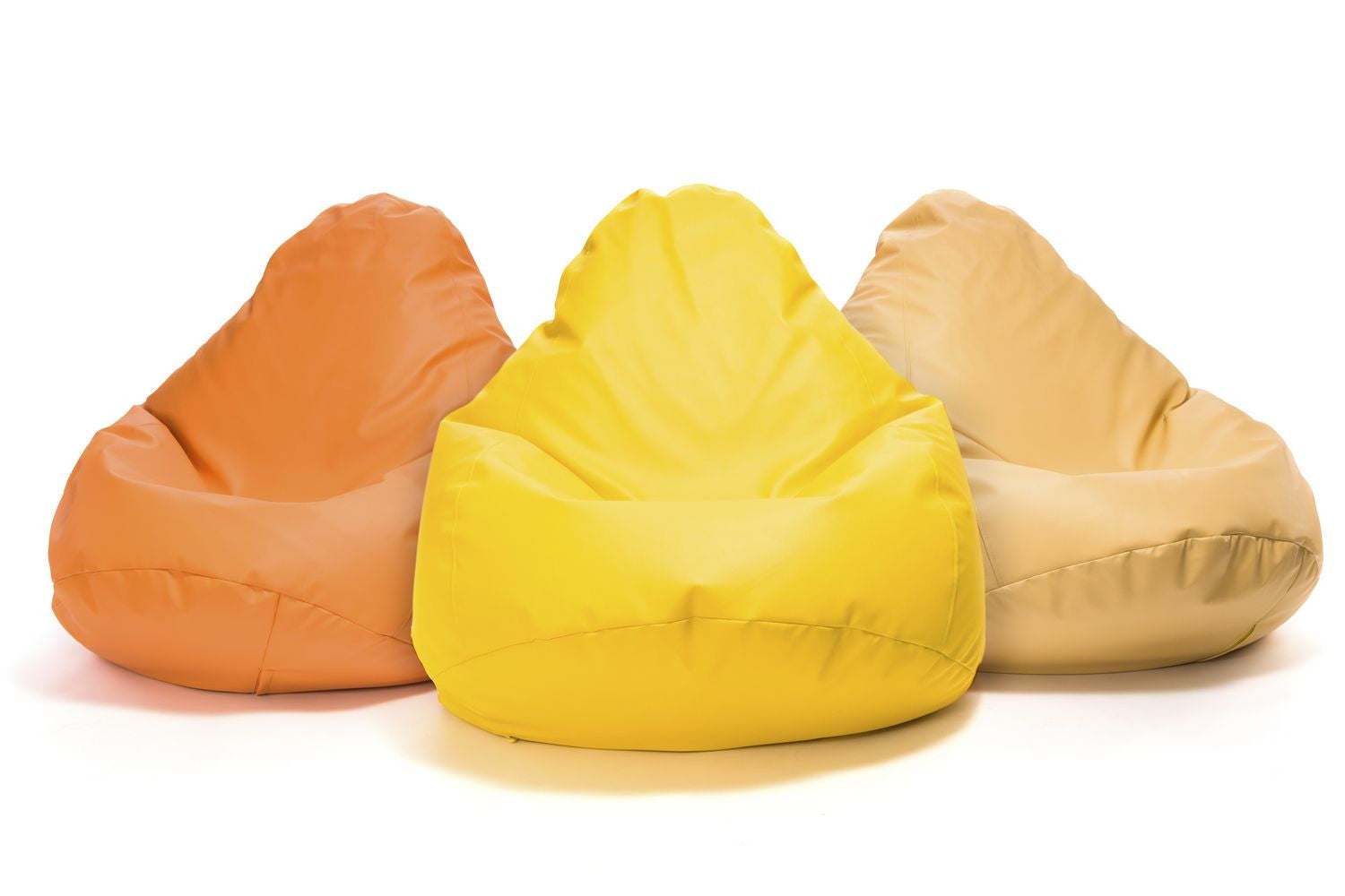 Pouf poltrona sacco fuzzy ecopelle