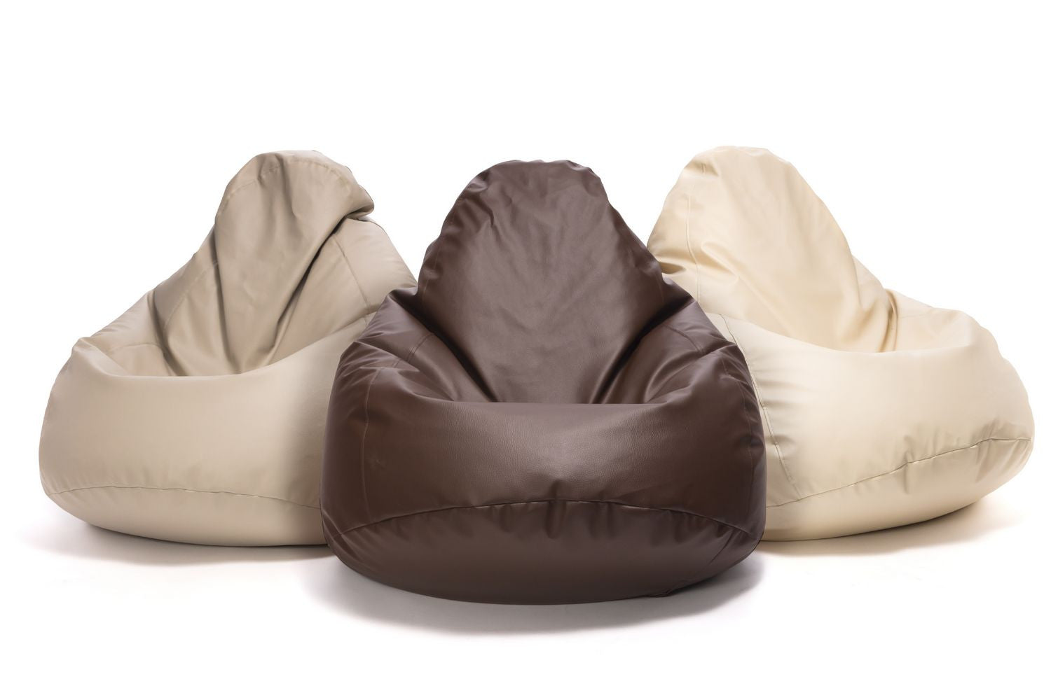 Pouf poltrona sacco fuzzy ecopelle