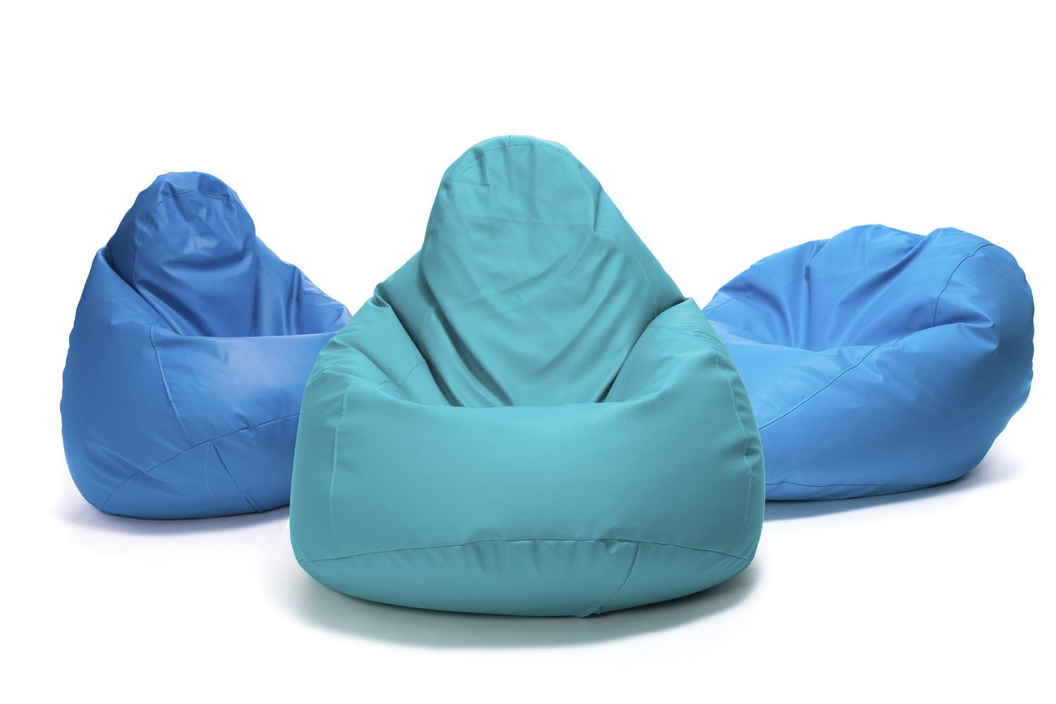 Pouf poltrona sacco fuzzy ecopelle