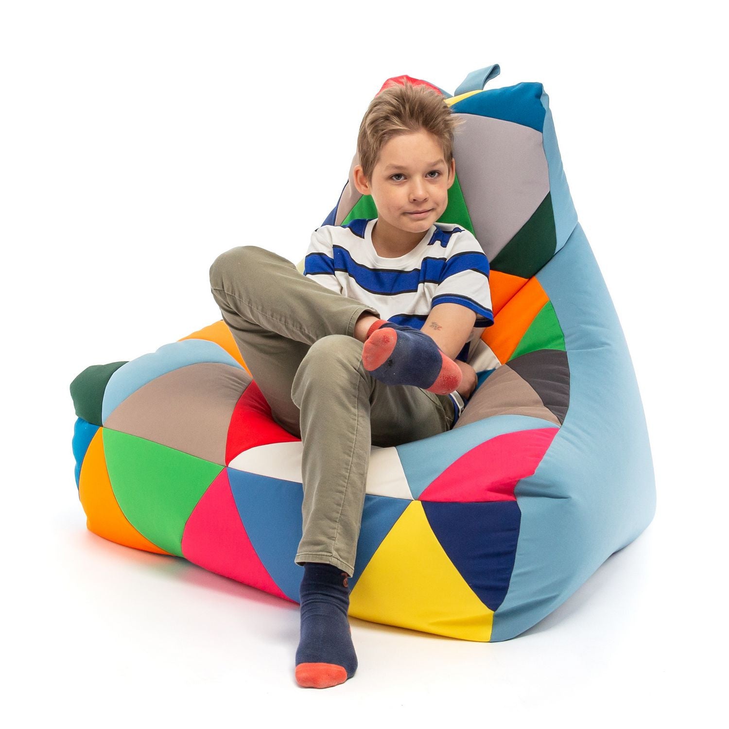 Pouf Poltrona Sacco Patchwork Outdoor