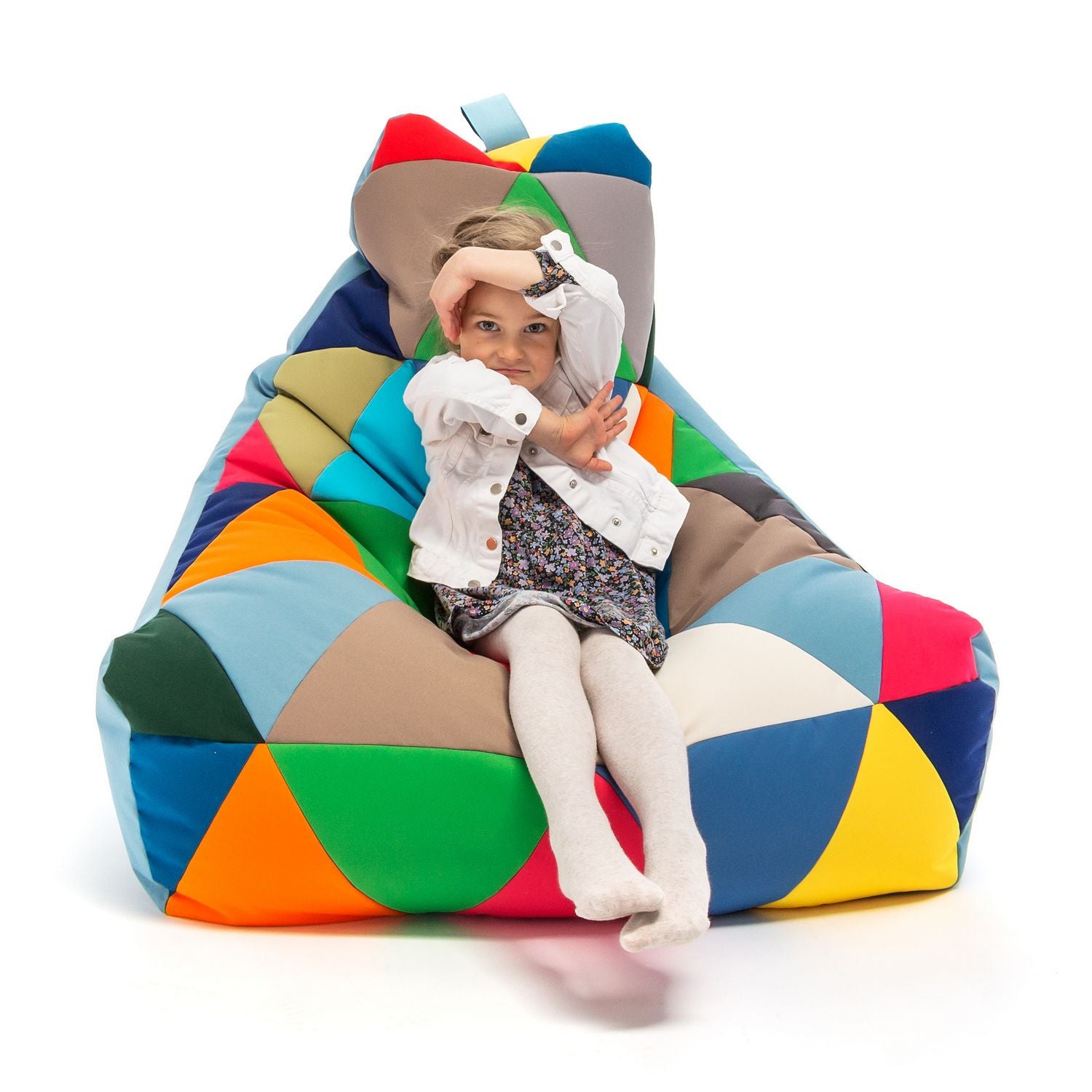 Pouf Poltrona Sacco Patchwork Outdoor