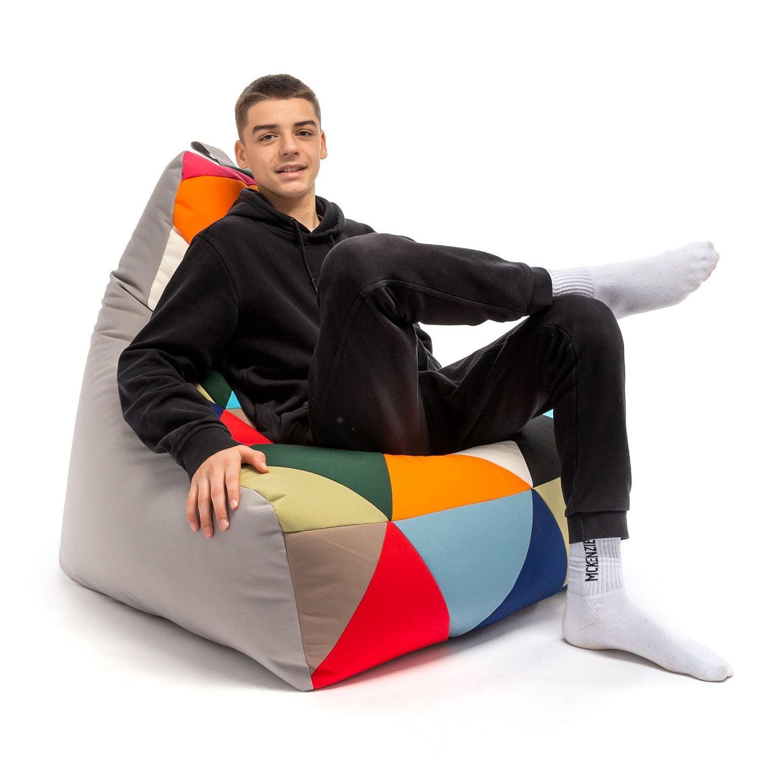 Pouf Poltrona Sacco Patchwork Outdoor