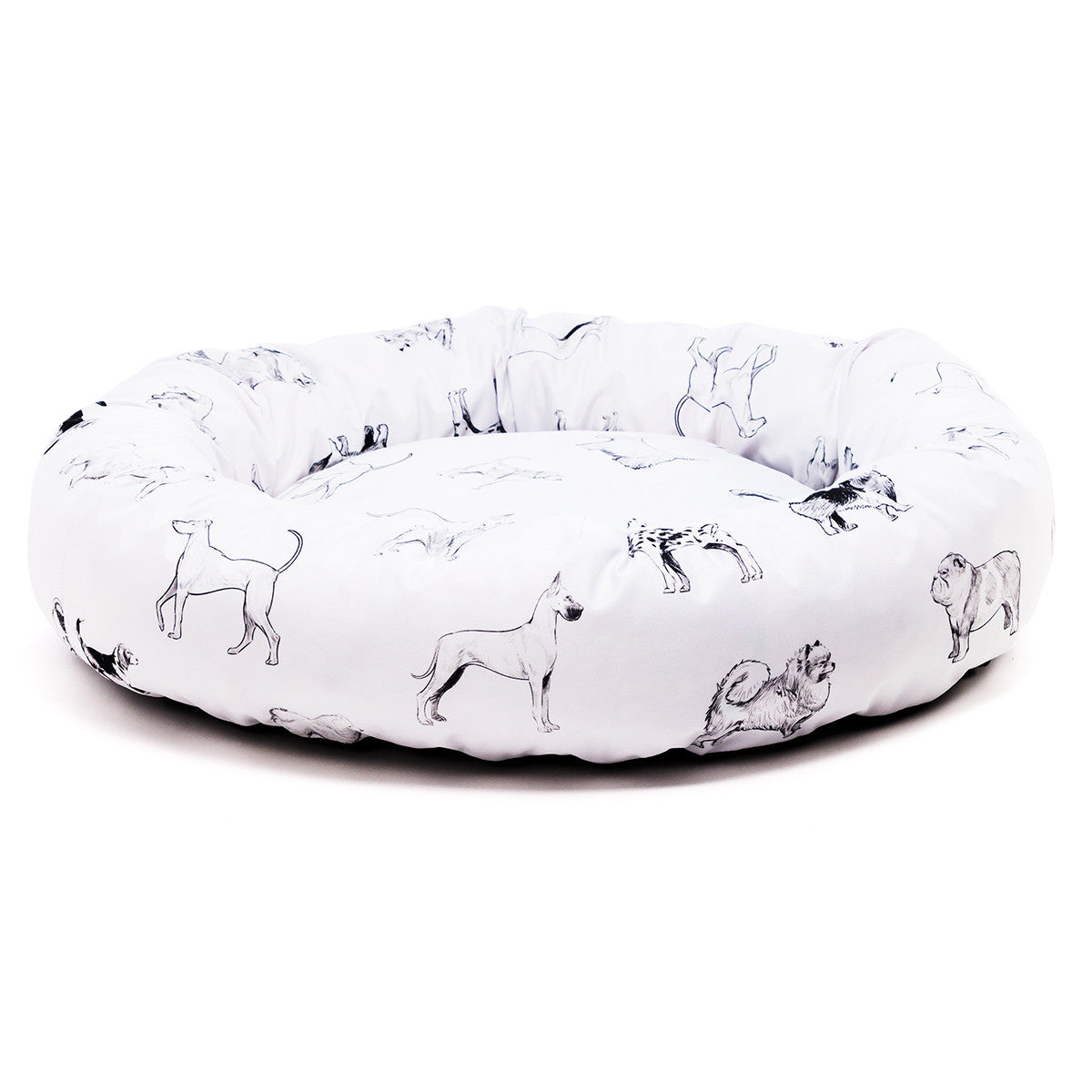 Pouf Cuccia Rotonda Fantasie Allegre e Sfoderabile