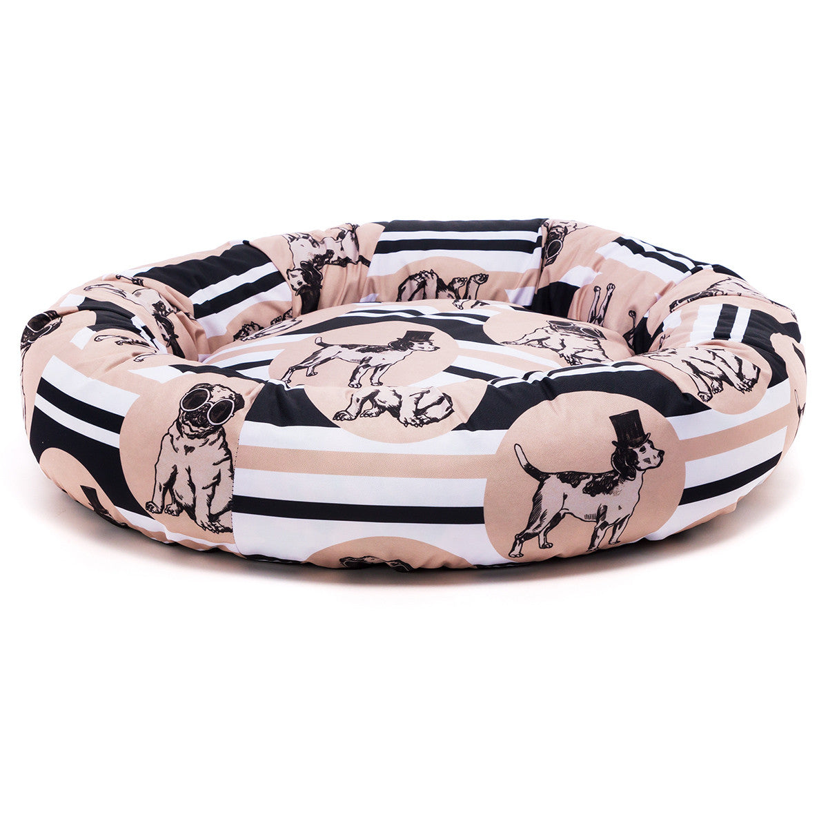 Pouf Cuccia Rotonda Fantasie Allegre e Sfoderabile