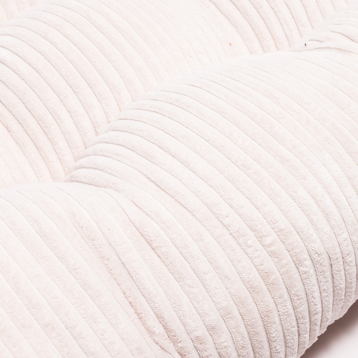 Pouf Cuccia Trapuntato XL in Velluto a Coste Sfoderabile