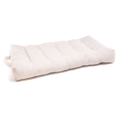 Pouf Cuccia Trapuntato XL in Velluto a Coste Sfoderabile
