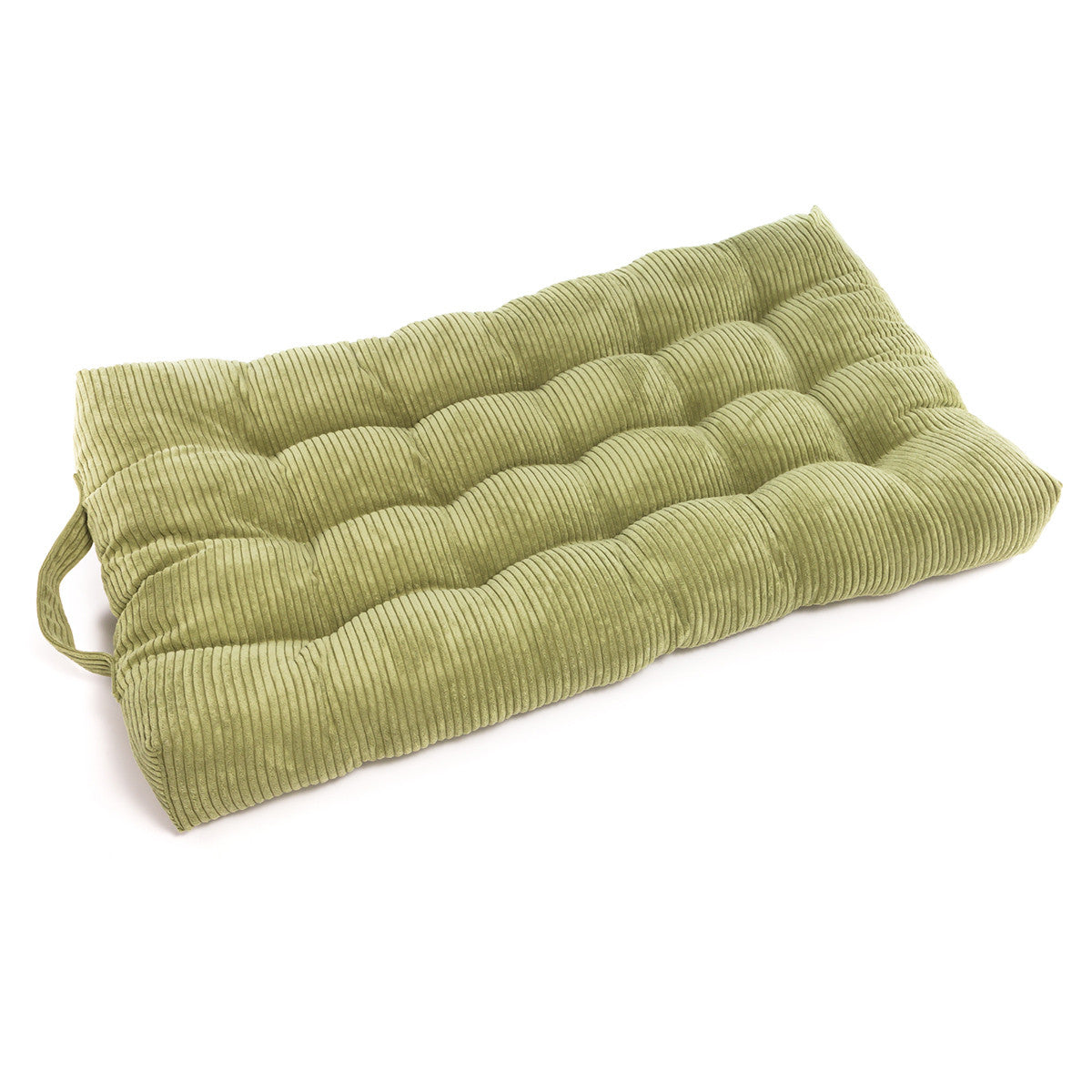 Pouf Cuccia Trapuntato XL in Velluto a Coste Sfoderabile