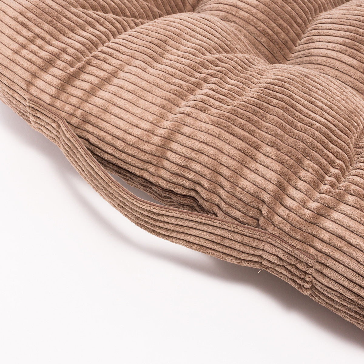 Pouf Cuccia Trapuntato XL in Velluto a Coste Sfoderabile