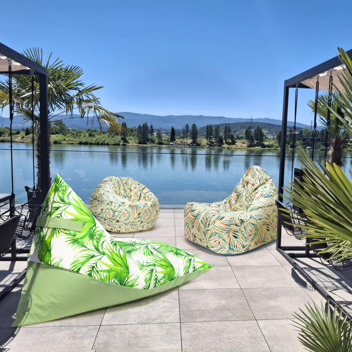 Pouf Poltrona a Sacco da Esterno Sakwa per Relax Outdoor