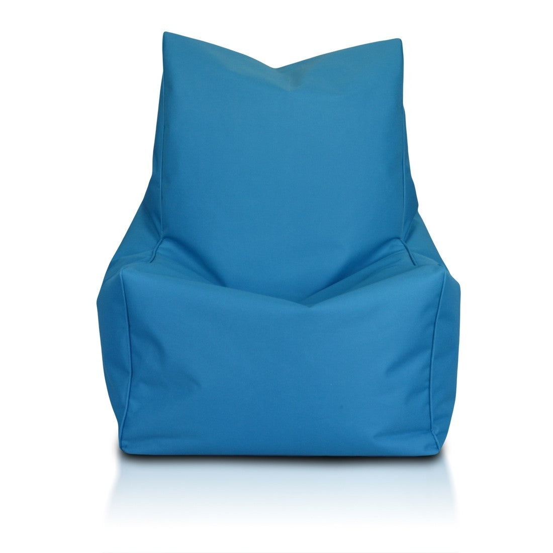 COVER SEDUTA POUF SOLID POLIESTERE AZZURRO