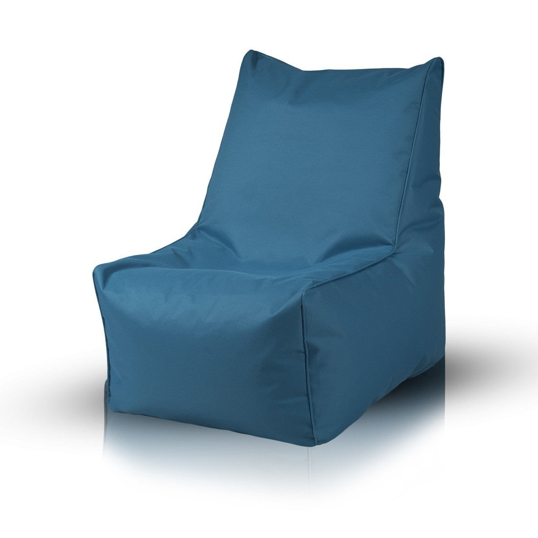 COVER SEDUTA POUF SOLID POLIESTERE AZZURRO