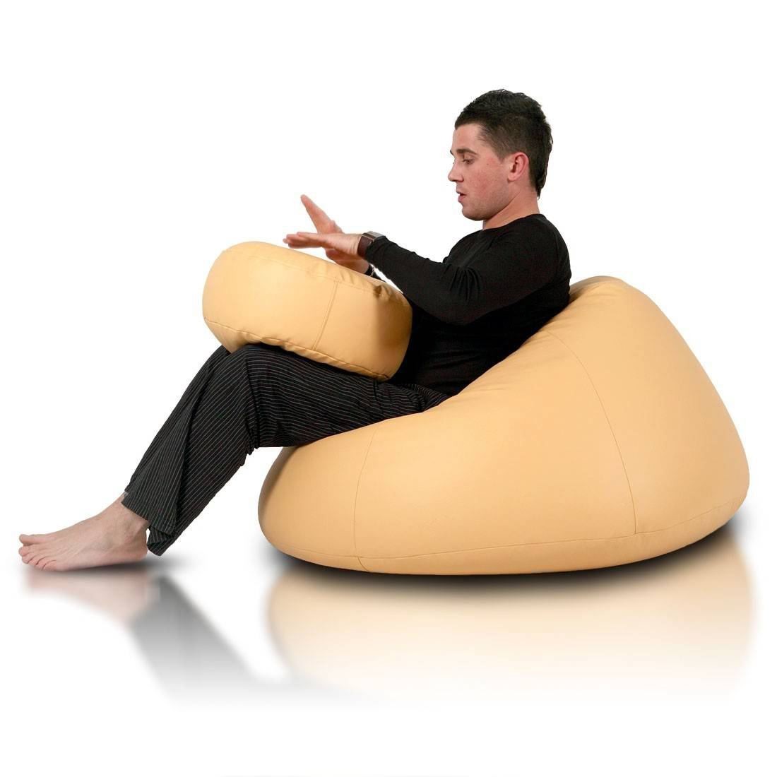 COVER POLTRONA POUF SACCO RELAX ECOPELLE