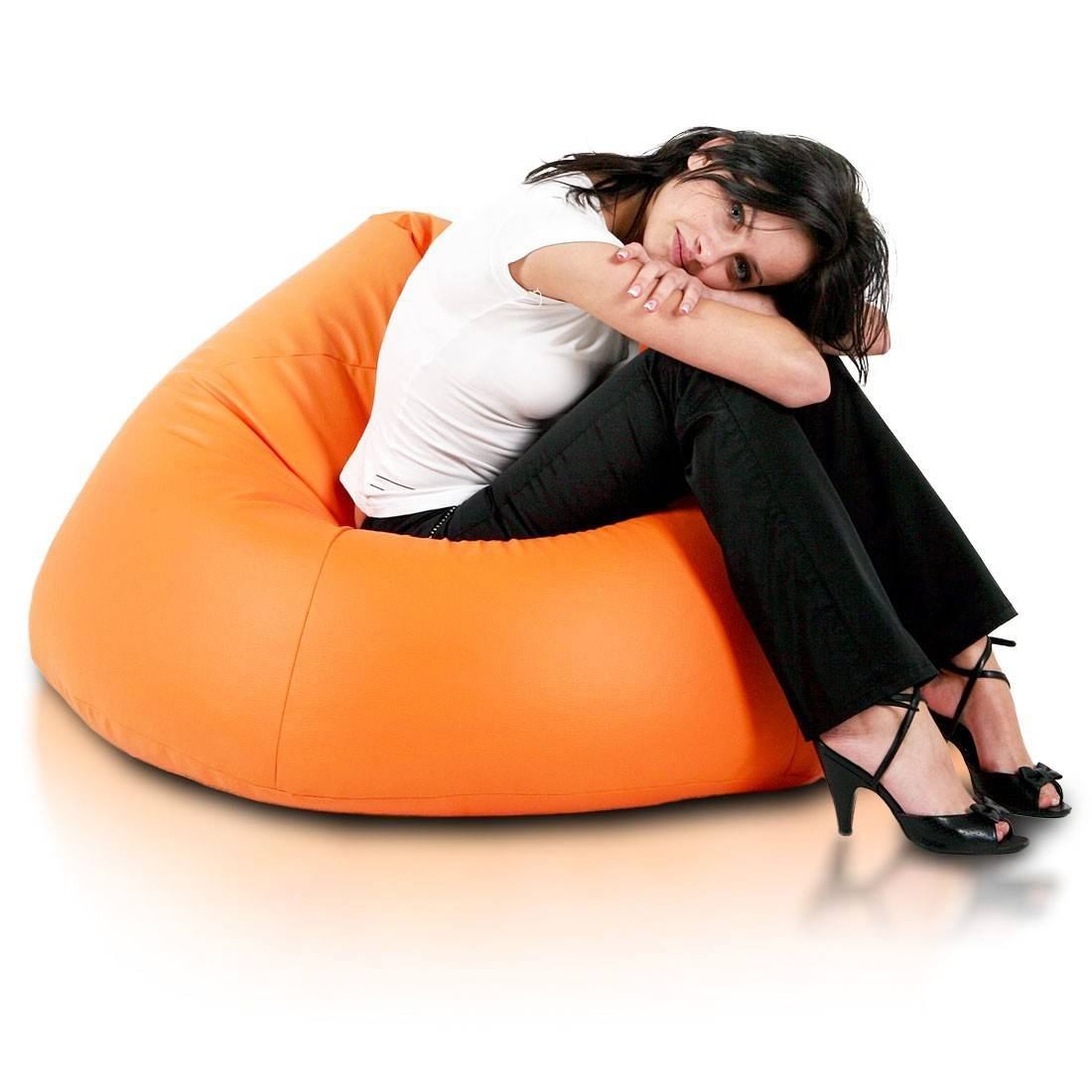 COVER POLTRONA POUF SACCO RELAX ECOPELLE