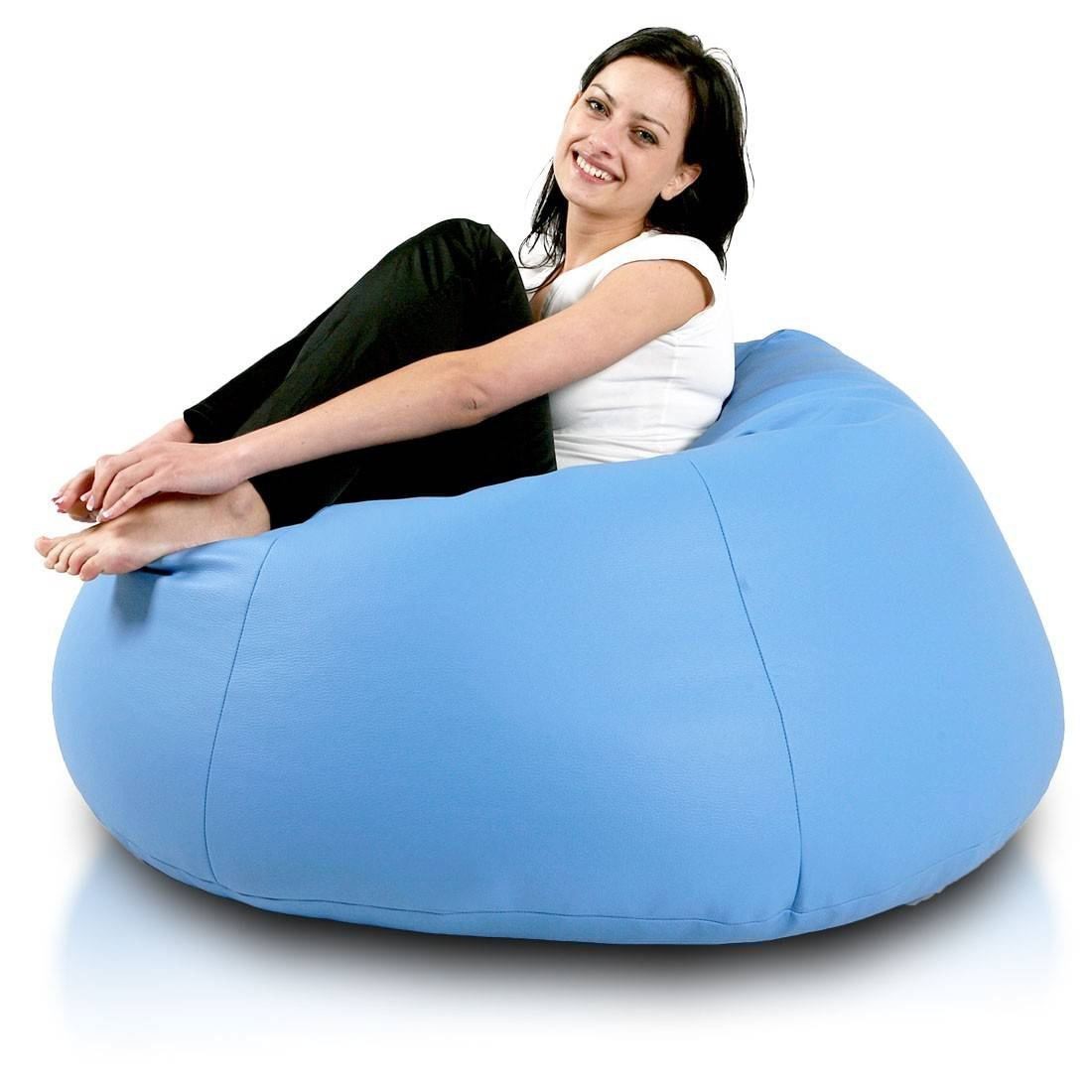 COVER POLTRONA POUF SACCO RELAX ECOPELLE