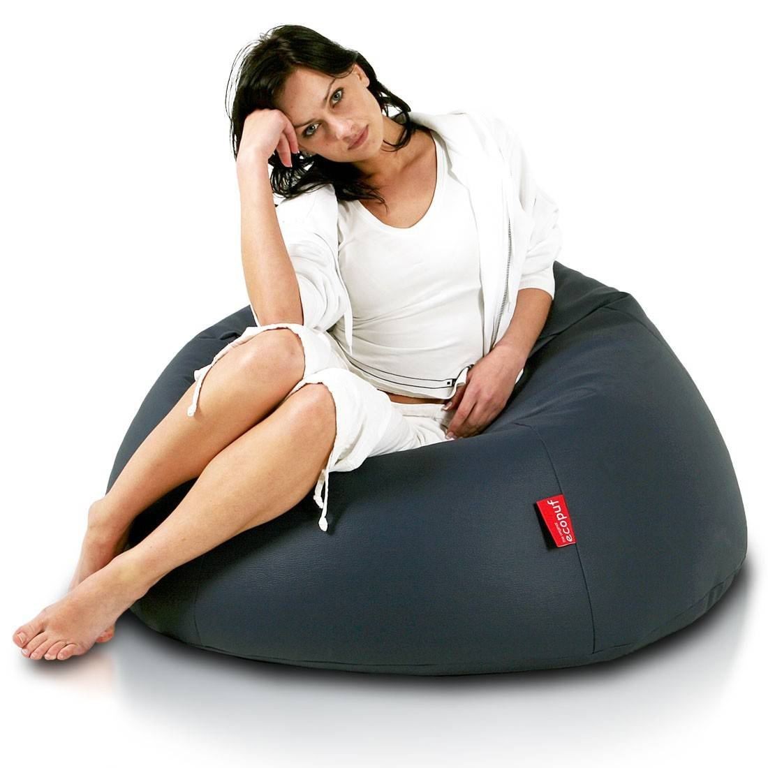 COVER POLTRONA POUF SACCO RELAX ECOPELLE