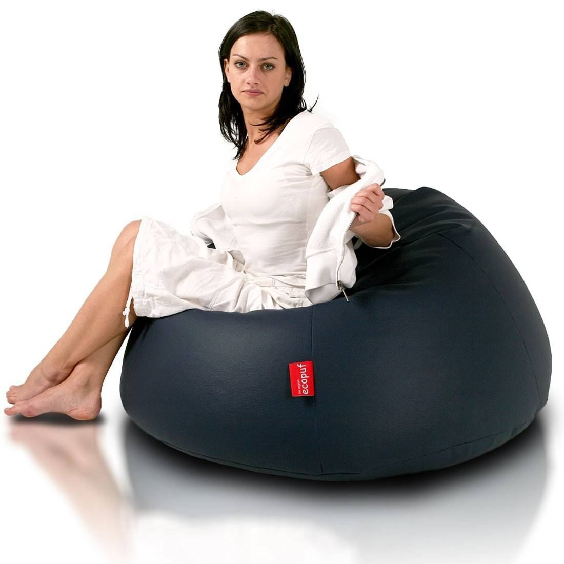 COVER POLTRONA POUF SACCO RELAX ECOPELLE