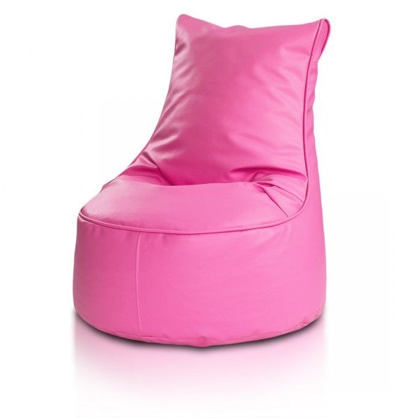 COVER POUF POLTRONA SACCO SEDUTA L ECOPELLE CON SCHIENALE ALTO