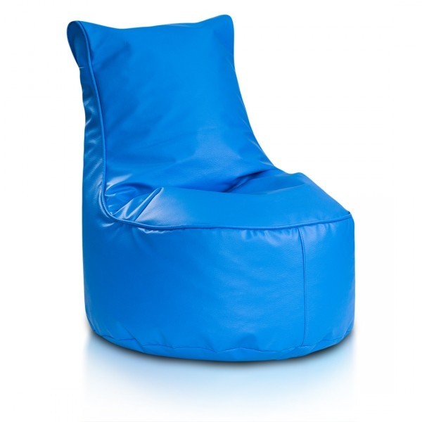 COVER POUF POLTRONA SACCO SEDUTA L ECOPELLE CON SCHIENALE ALTO