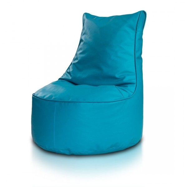 COVER POUF POLTRONA SACCO SEDUTA L ECOPELLE CON SCHIENALE ALTO