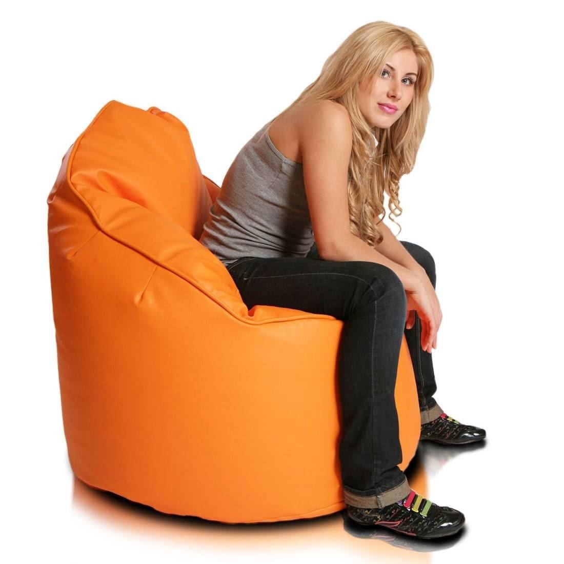COVER POLTRONA POUF SACCO LIDER ECOPELLE