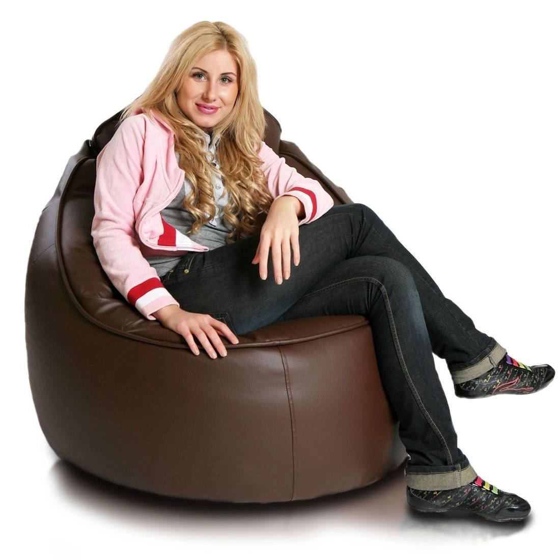 COVER POLTRONA POUF SACCO LIDER ECOPELLE