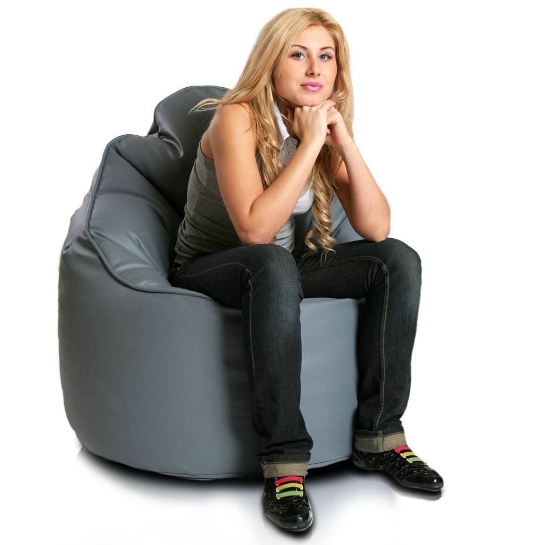 COVER POLTRONA POUF SACCO LIDER ECOPELLE